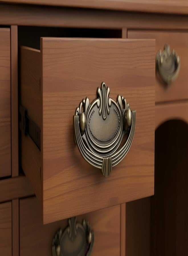 Techlife Accessories Brass Fancy Vintage Antique Finish Unique Cabinet Door/Drawer Knobs/Dresser Pulls/Wardrobe Pull Handle for Home Décor | Office | Hotels (Pack of 1) - Image 1